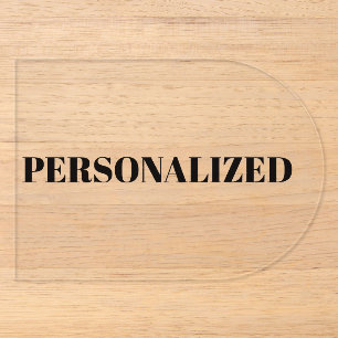 Personalize Your Own Acrylic Invitations