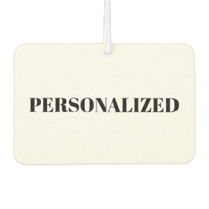 Personalize Your Own Air Freshener