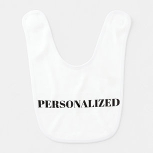 Personalize Your Own Baby Bib