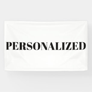 Personalize Your Own Banner