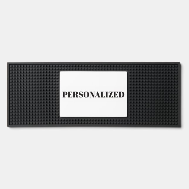Personalize Your Own Bar Mat (Front)