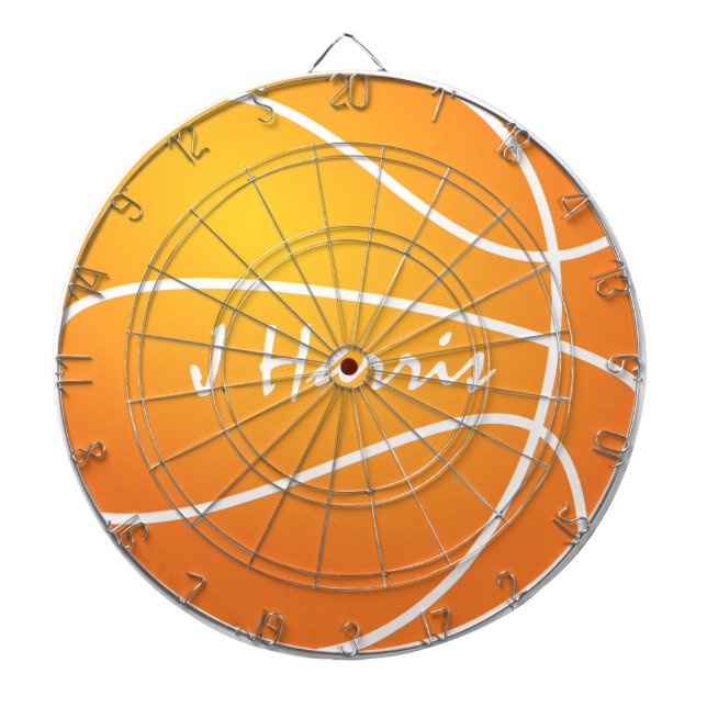 Personalize Your Own Basketball Dart Board (Front)