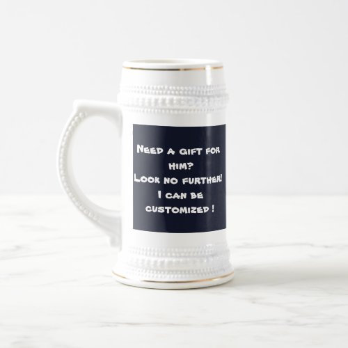 Personalize your own beer stein