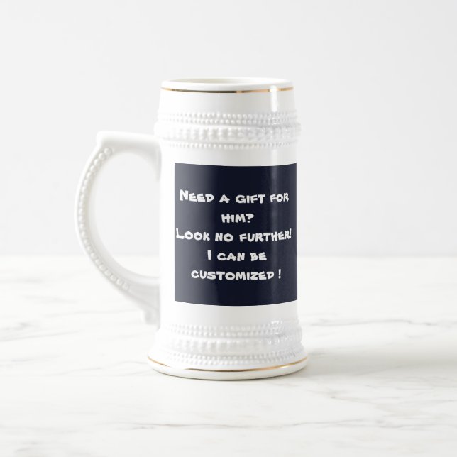 Personalize your own beer stein (Left)