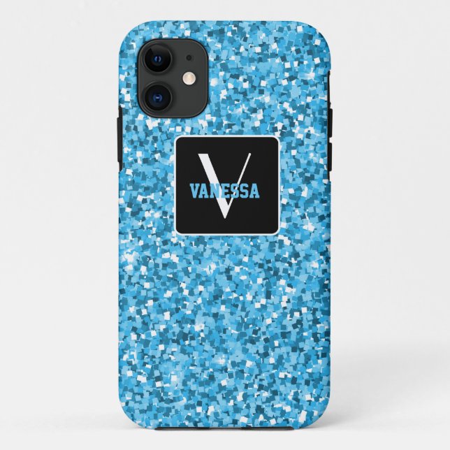 Personalize Your Own Blue Case-Mate iPhone Case (Back)