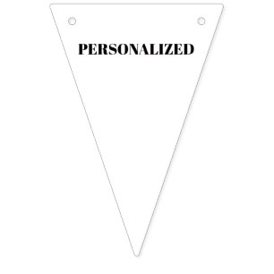 Personalize Your Own Bunting Flags
