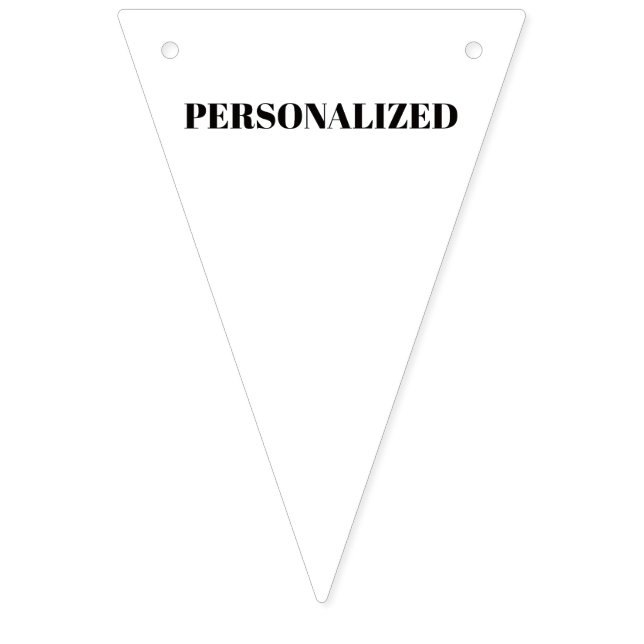 Personalize Your Own Bunting Flags (Fifth Flag)