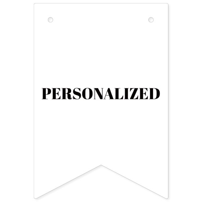 Personalize Your Own Bunting Flags (Eighth Flag)