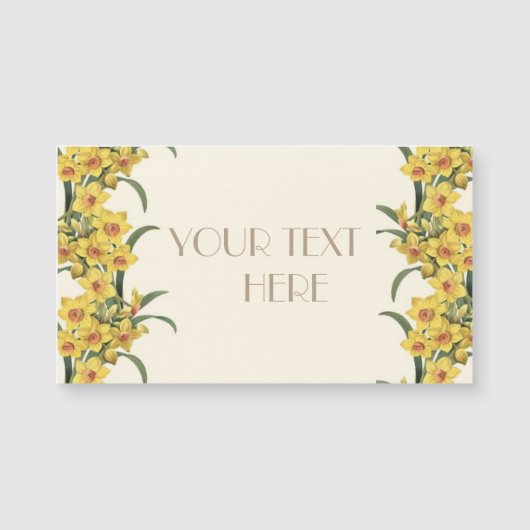 Personalize Your Own Business Card Magnet (Front)