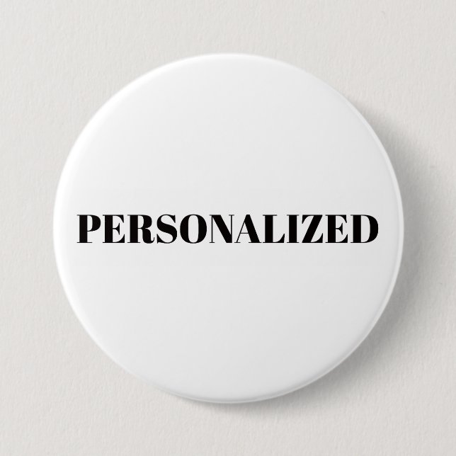 Personalize Your Own Button (Front)