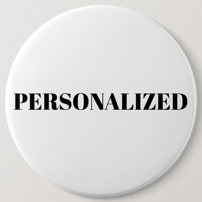 Personalize Your Own Button (Front)