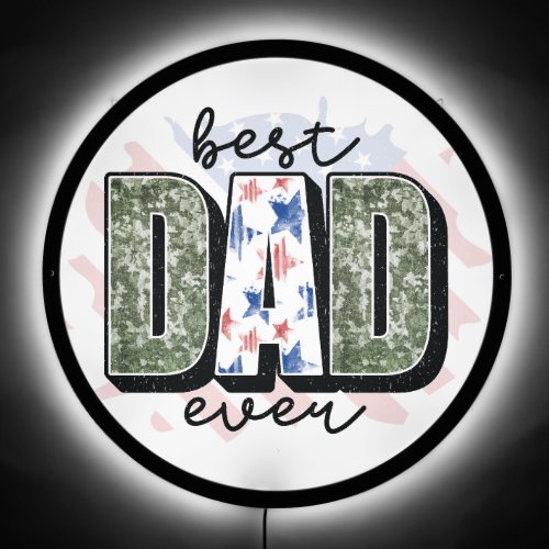 Personalize Your Own Custom Made Best Dad Ever on LED Sign
