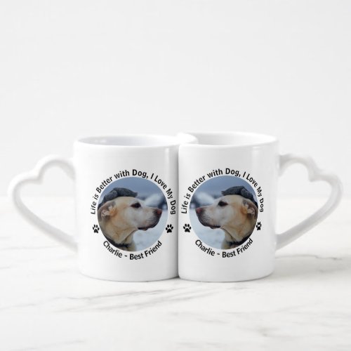 Personalize Your Own Custom Made Design Pet Photo  Coffee Mug Set