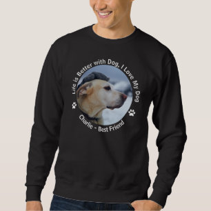 Personalize Your Own Custom Made Design Pet Photo  Sweatshirt