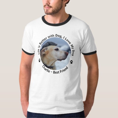 Personalize Your Own Custom Made Design Pet Photo  T_Shirt