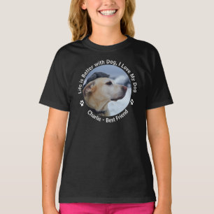 Personalize Your Own Custom Made Design Pet Photo T-Shirt