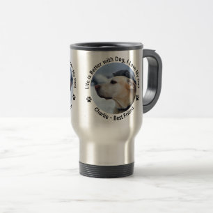 Personalize Your Own Custom Made Design Pet Photo Travel Mug