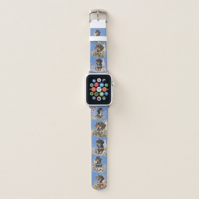 Personalize Your Own Custom Made Pet Baby Photo on Apple Watch Band (Front)