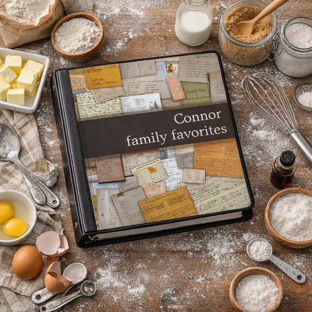 Personalize your own family recipe 2 inch binder (Creator Uploaded)