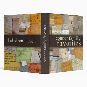 Personalize your own family recipe binder