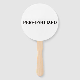 Personalize Your Own Hand Fan