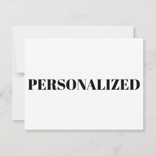 Personalize Your Own Invitation
