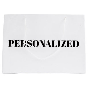 Personalize Your Own Large Gift Bag