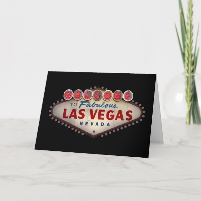 Personalize your Own Las Vegas Card (Front)