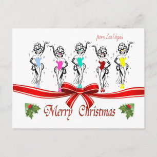 Personalize your own Las Vegas Christmas Postcard