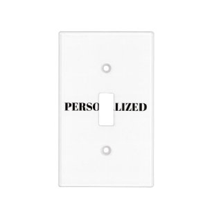 Personalize Your Own Light Switch Cover