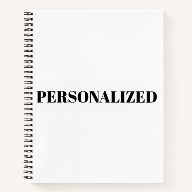 Personalize Your Own Notebook (Front)