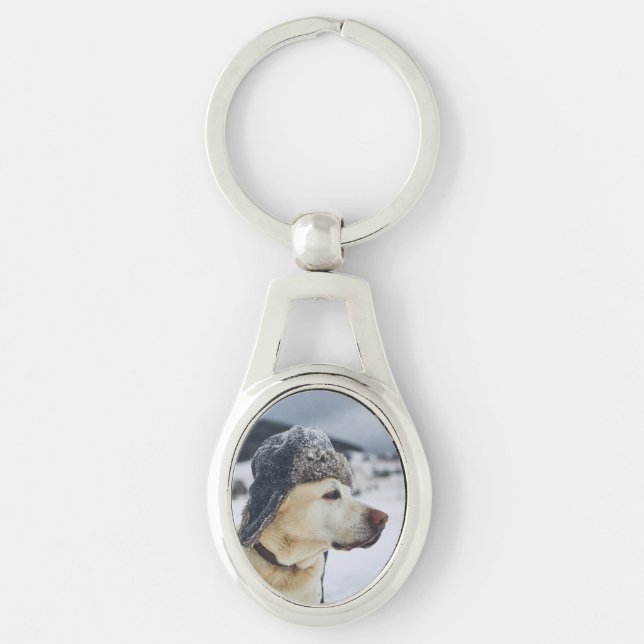  Personalize Your Own Pet Photo   Keychain (Front)