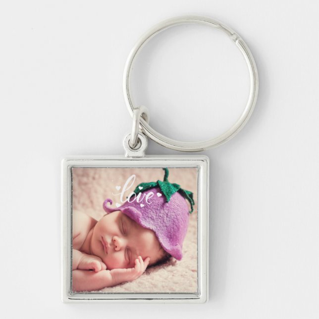 Personalize your own photo keychain (Front)