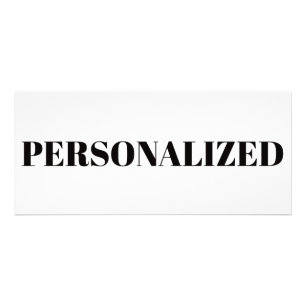 Personalize Your Own Rack Card