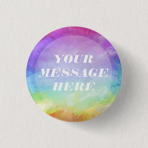 Personalize your own Rainbow   Button