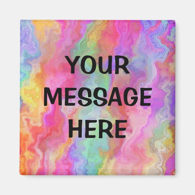 Personalize your own Rainbow   Magnet (Front)