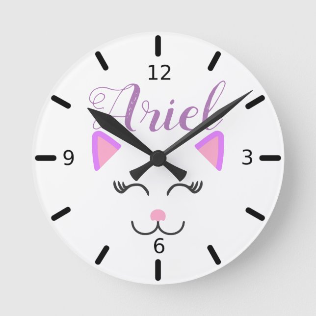 Personalize your own round clock (Front)