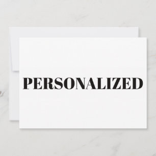 Personalize Your Own Save The Date