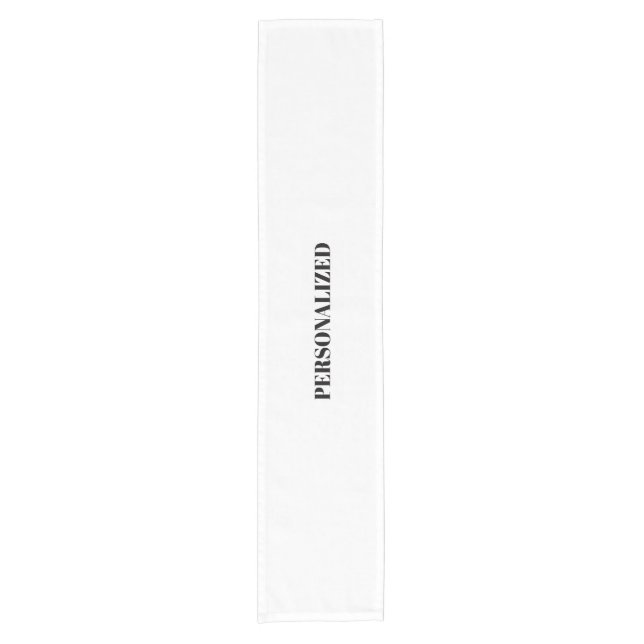 Personalize Your Own Short Table Runner (Front)