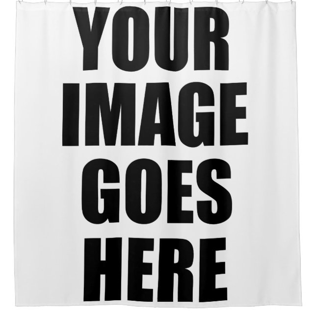 Personalize Your Own Shower Curtain (Front)