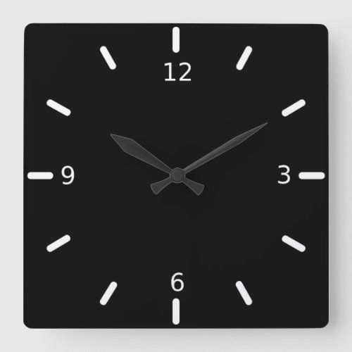 Personalize your own square wall clock