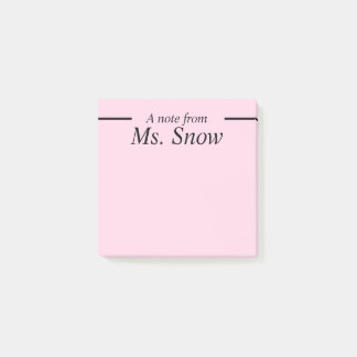 Personalize your own sticky notes - Pink