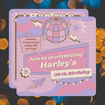 Personalize Your Party Groovy Disco Ball Birthday 