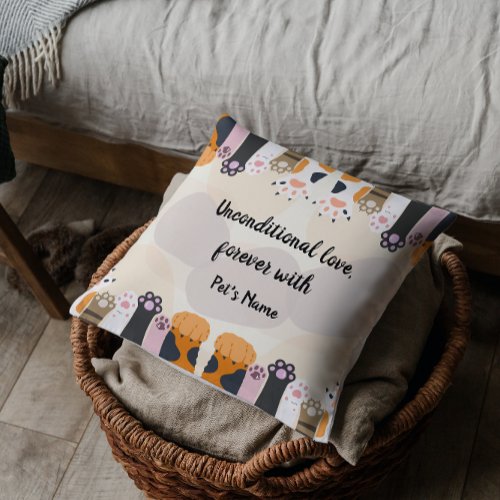 Personalize Your Pet Lovers Pillow 