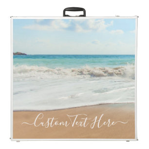Personalize Your Photo Beer Pong Table Custom Text