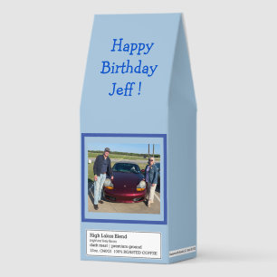 Personalize Your Photo Birthday Gift Roasted Coffee