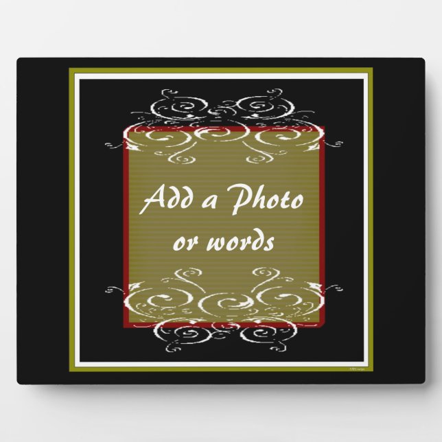 Personalize your Plaque (Front)