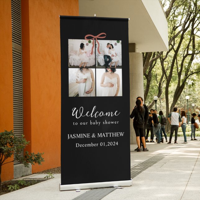 Personalize Your Precious Baby Shower  Retractable Banner (Creator Uploaded)