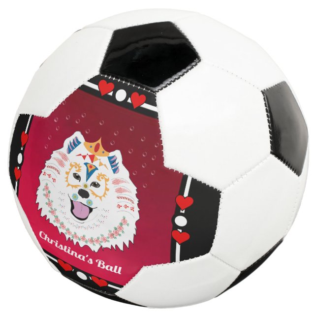 Personalize Your  Soccer Ball; Kid-Friendly  Sammy Soccer Ball (Three Quarter)