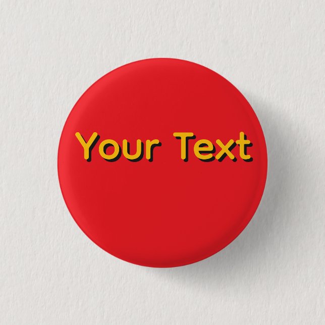 Personalize Your Text Button (Front)